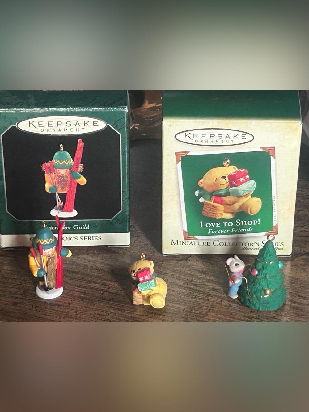 Vintage Hallmark Keepsake Miniature ornaments!